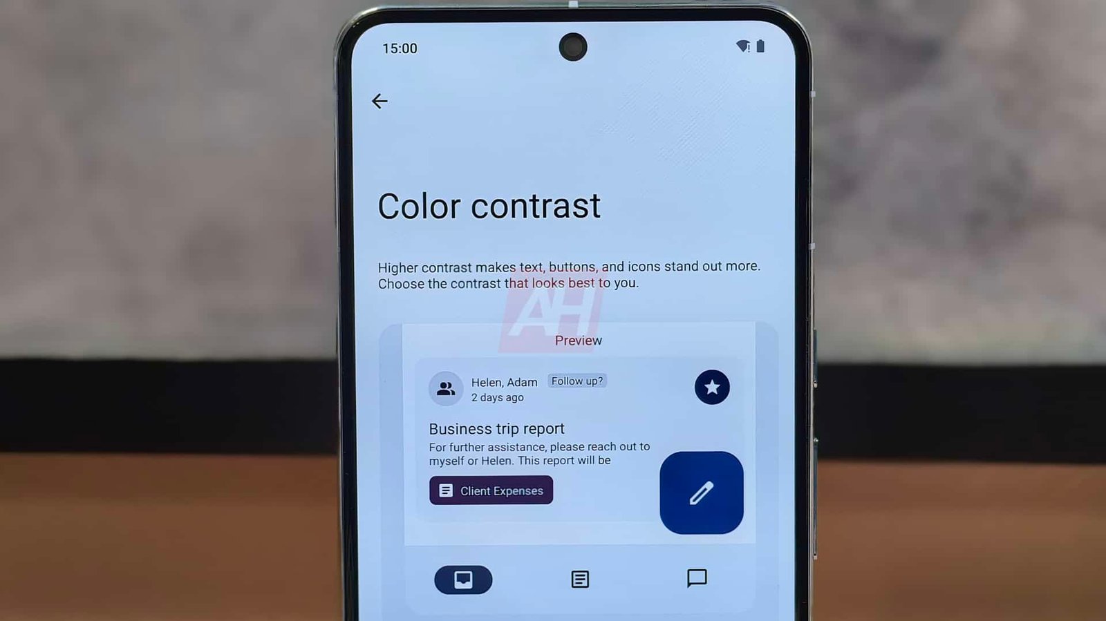 Android 15's color contrast settings will make apps easier to read