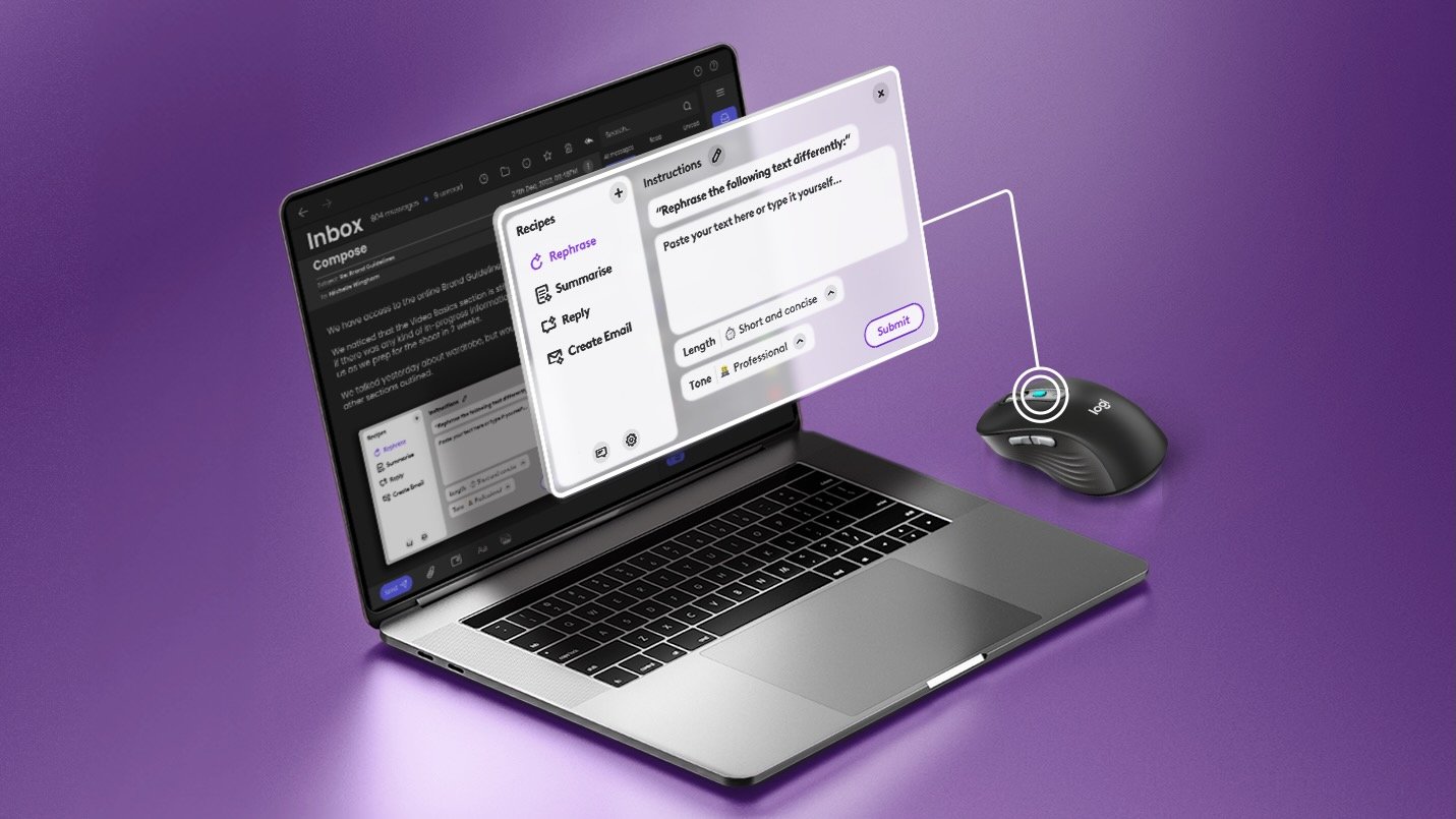 The AI landscape evolves from a dedicated Copilot AI key to Logitech's new wireless mouse equipped with a ChatGPT-powered prompt button