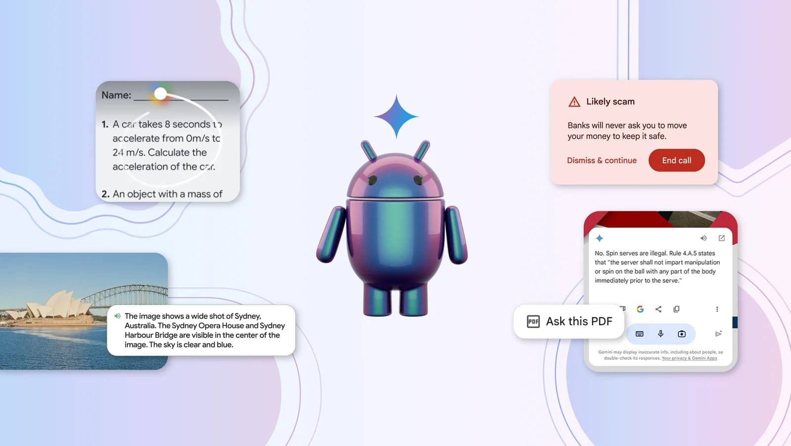 Android 15 is all about Google Gemini, placing AI help in every app