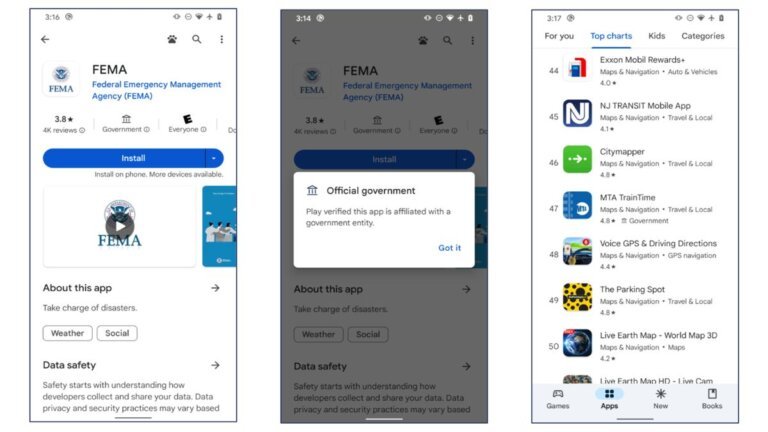 Google Play Store adding 'Government' badge to identify official apps
