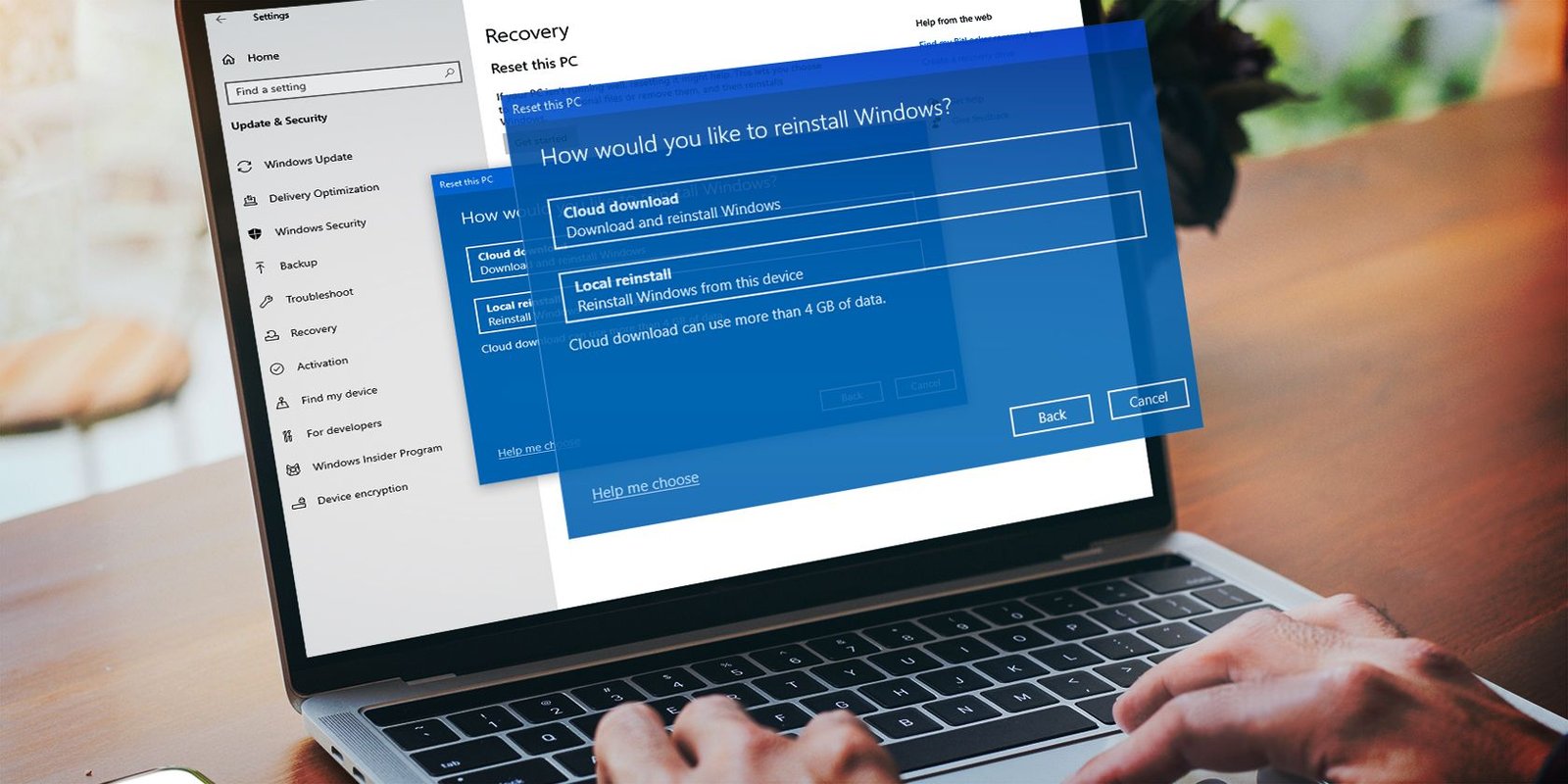 Windows Cloud Download vs. Local Reinstall: How Do They Differ?