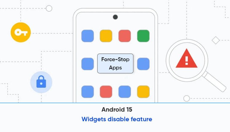 Android 15 may sport new ‘widget disable’ feature for Force-Stopped apps