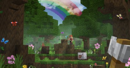 Discover New Minecraft World with Custom Shaders & VFX