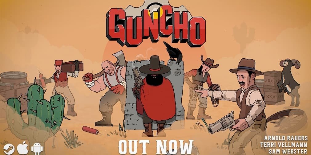 Guncho, the pistol-toting Wild West puzzle game, is out now on the App Store and Google Play