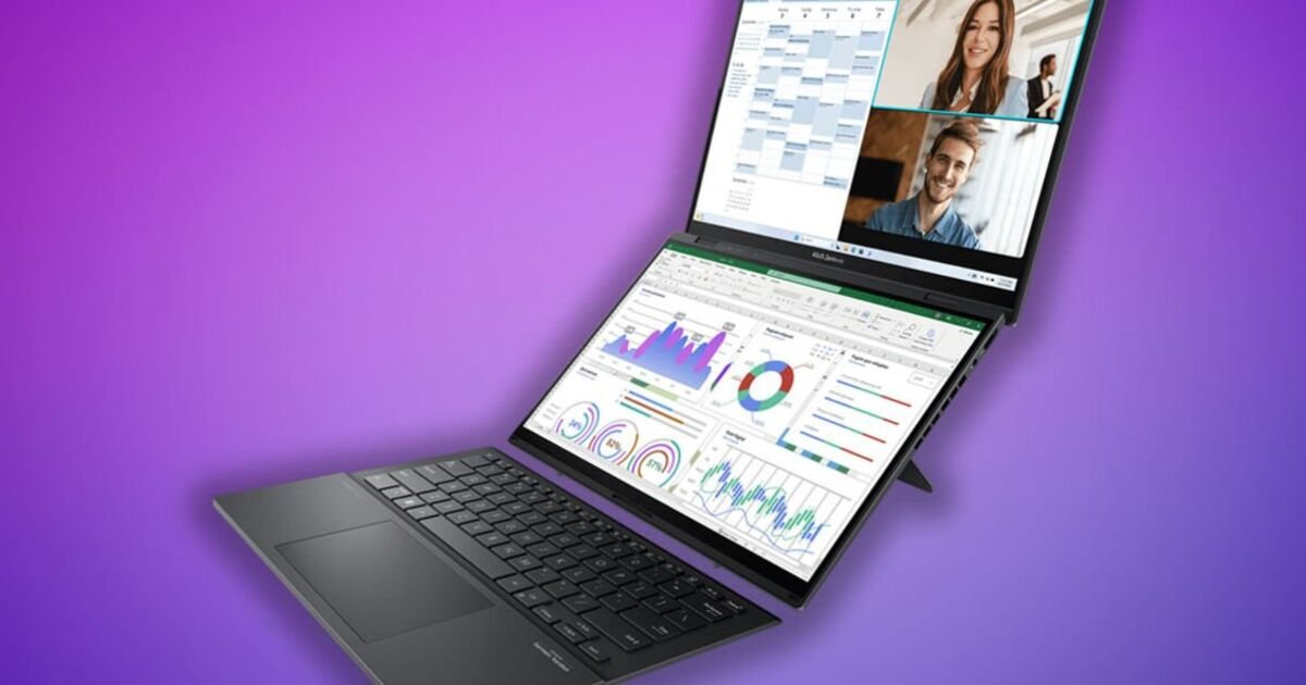 I used a two-screen Windows laptop but found it hard to live in the future