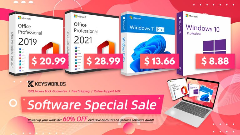 Keyworlds Brings Huge Discounts on Windows 11 Pro ($13.66) and MS Office 2021 Pro ($28.99) Lifetime Licenses