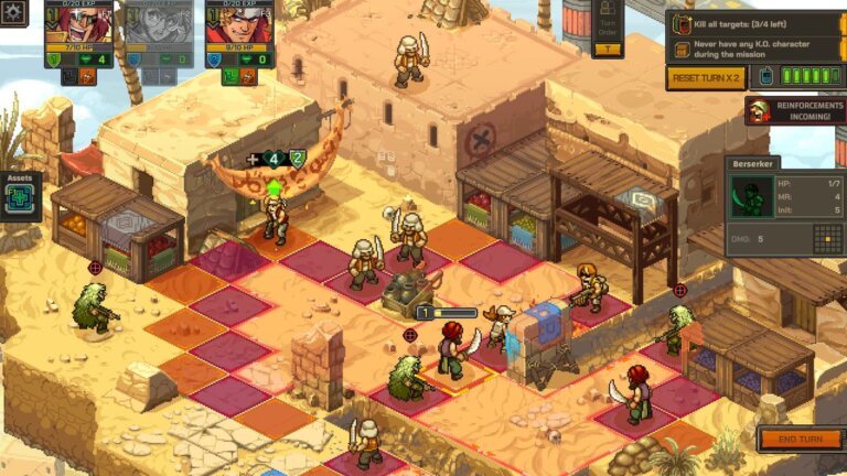 Metal Slug Tactics roguishly reinvents turn-based run-and-gun