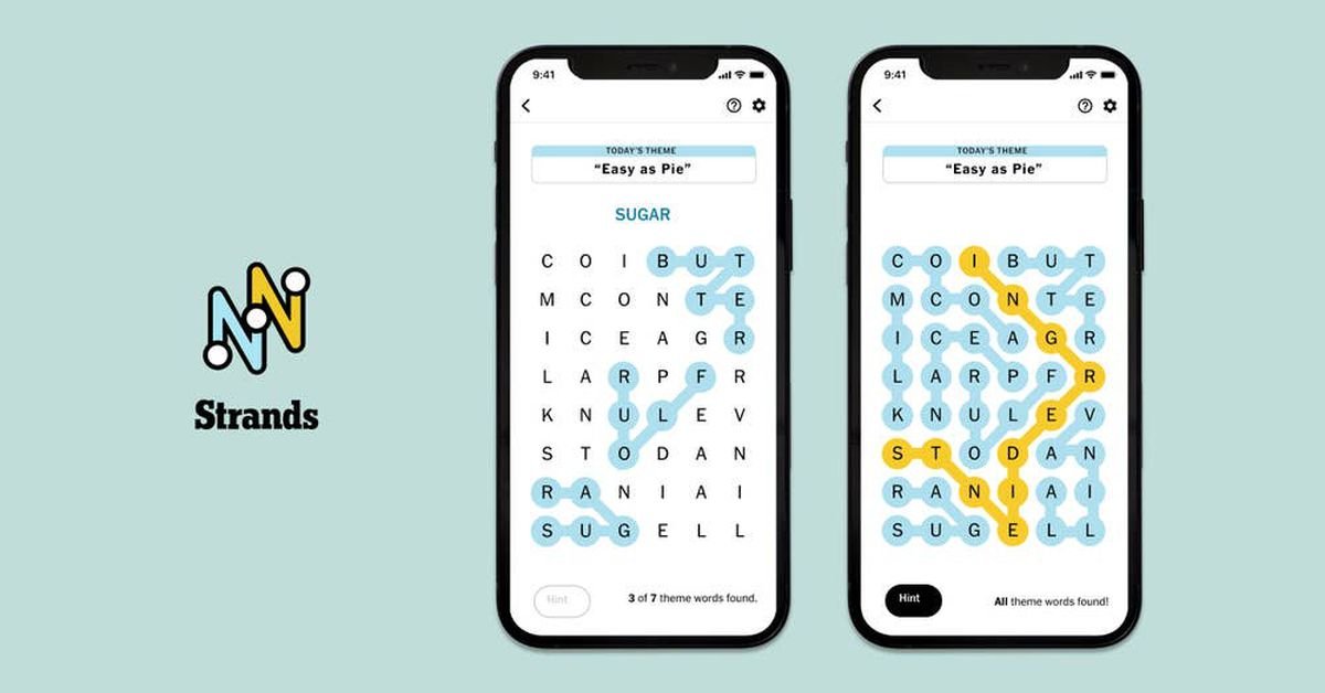 The New York Times’ excellent word search game is now in its Games app