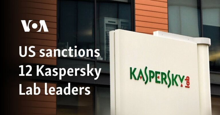 US sanctions 12 Kaspersky Lab leaders