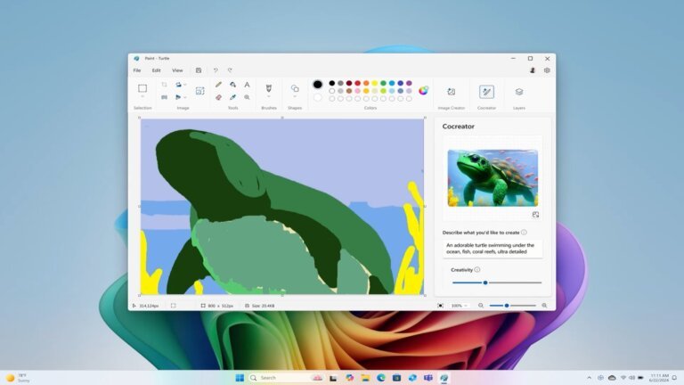 Windows 11 24H2 Paint AI requires a Microsoft account and NPU