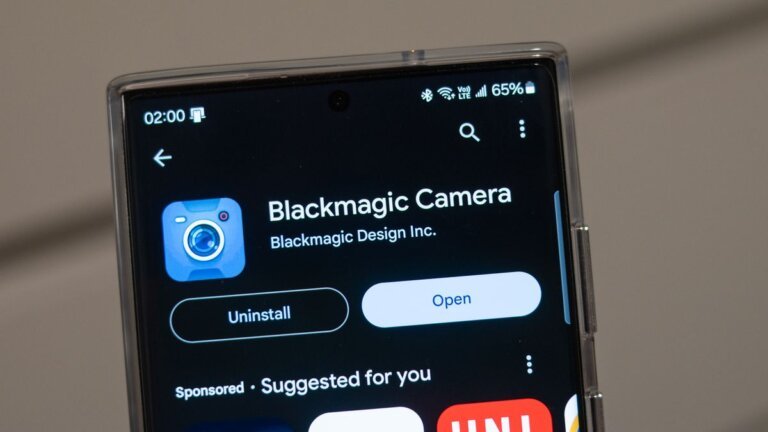 Blackmagic's Camera app comes to more Android phones