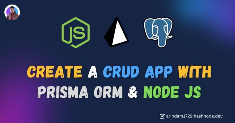 Building a CRUD App with Node.js, PostgreSQL, and Prisma | HackerNoon