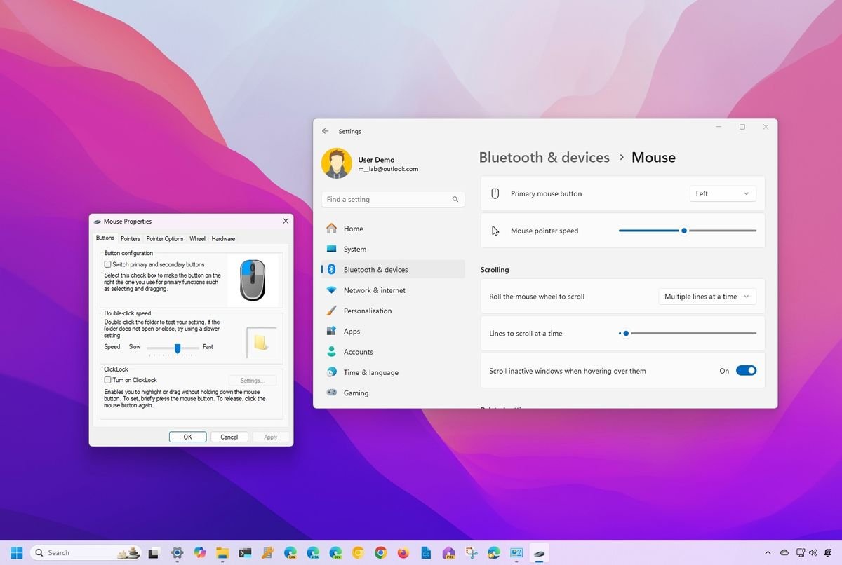 How to customize mouse settings on Windows 11