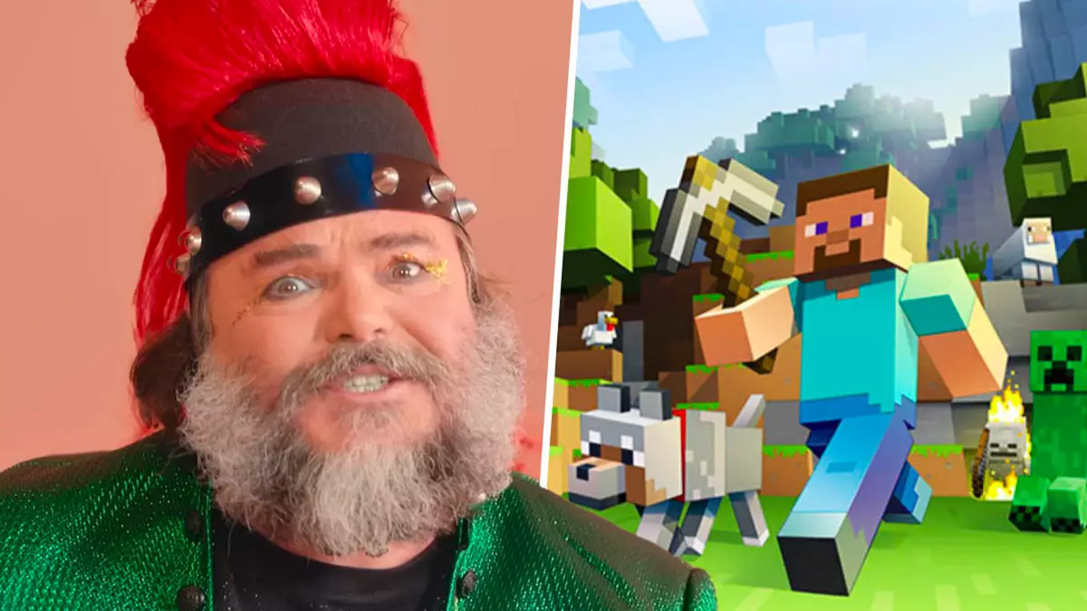 Minecraft movie leak shows first look at Jack Black as Steve