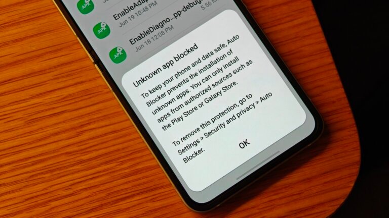 PSA: New Samsung phones block sideloading by default. Here's how to re-enable it