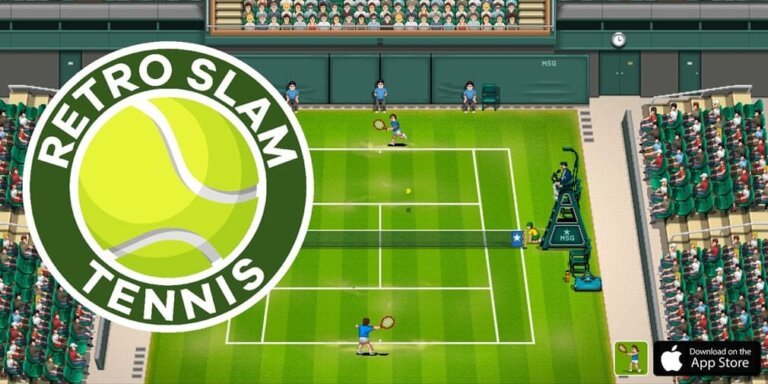 Retro Slam Tennis is a new tennis game from the folks behind Retro Bowl