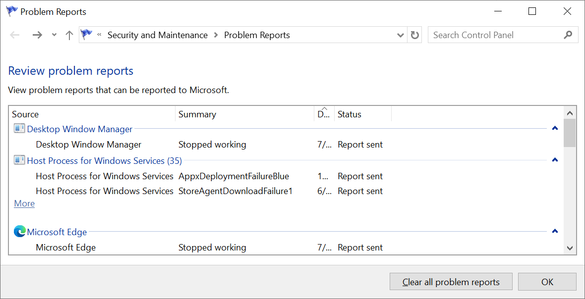 The Windows Concept Journey — WER (Windows Error Reporting)