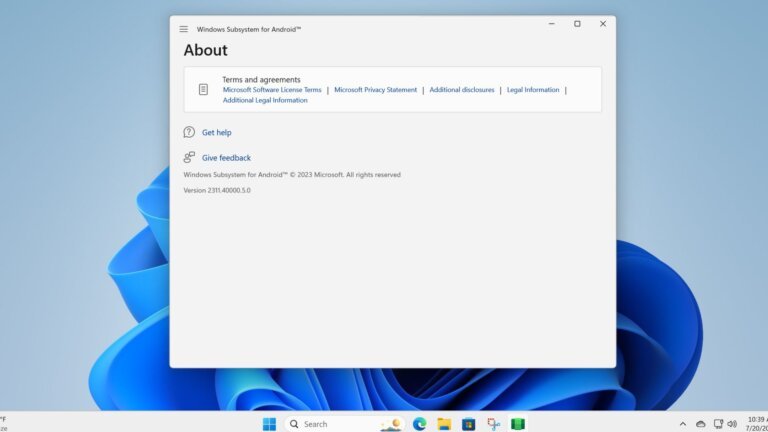 Windows Subsystem for Android gets an update, but Windows 11 feature will soon bite dust