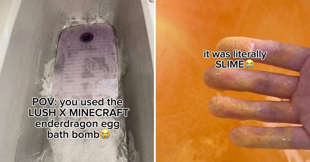 'Minecraft' Bath Bombs are Destroying Bath Tubs