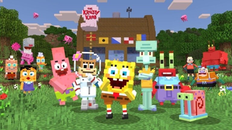 Minecraft's New SpongeBob SquarePants Add-On Is Now Available On Switch