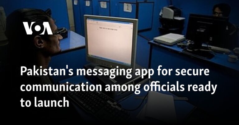 Pakistan's messaging app for secure communication among officials ready to launch