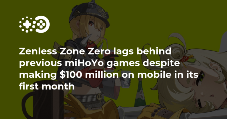 Zenless Zone Zero lags behind previous miHoYo games despite making $100 million on mobile in its first month | Game World Observer