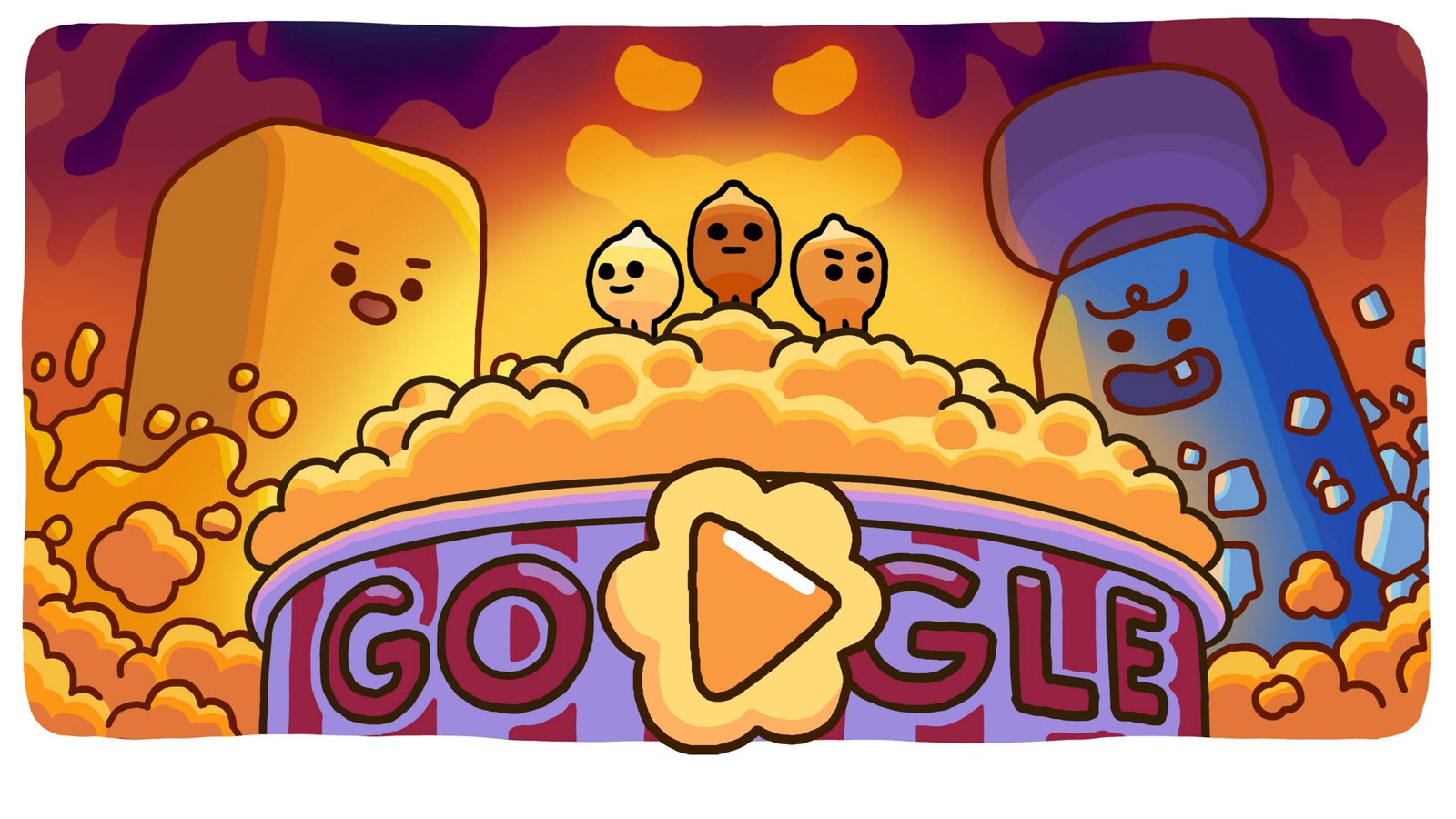 Google's latest Doodle game is poppin' off