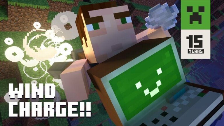 Mojang details the process of adding the Wind Charge to Minecraft