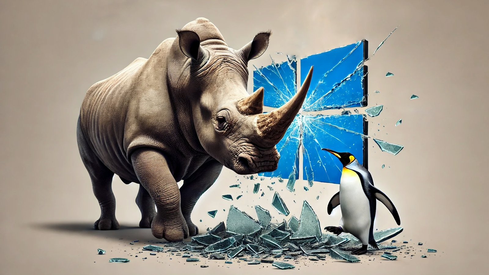 Rhino Linux 2024.2 horns in on Microsoft Windows 11