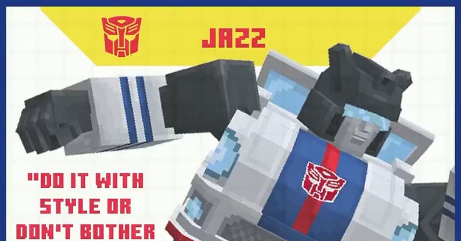 Transformers x Minecraft Character Transformation Profile Images