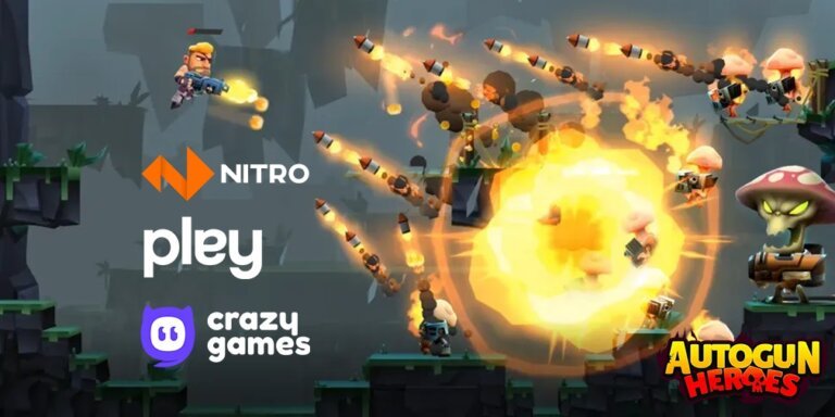 Autogun Heroes now available on PC thanks to a collaboration between CrazyGames, Nitro Games and Pley