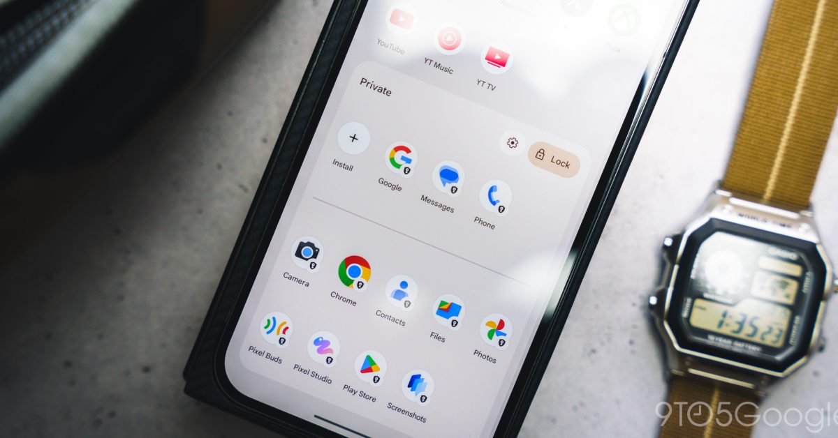 How to create a private app space on your Google Pixel
