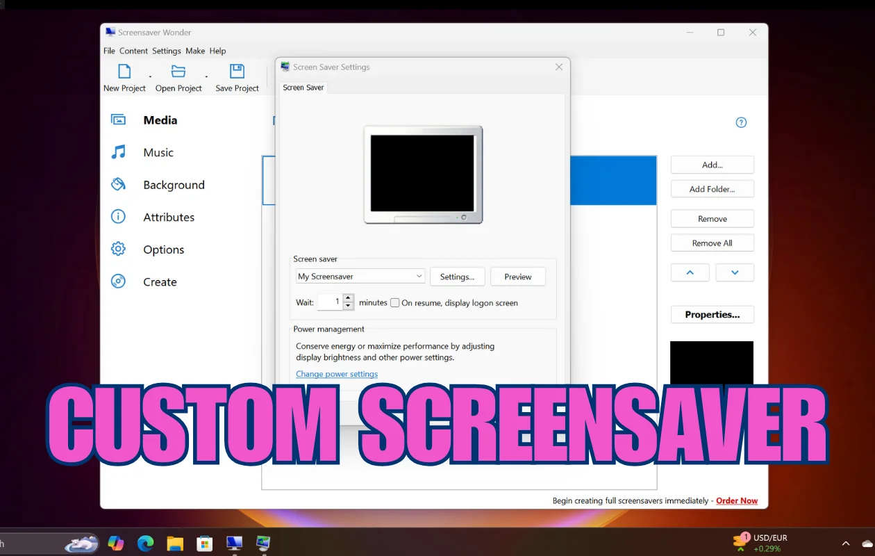 How to Create Custom Windows 11 Screensaver