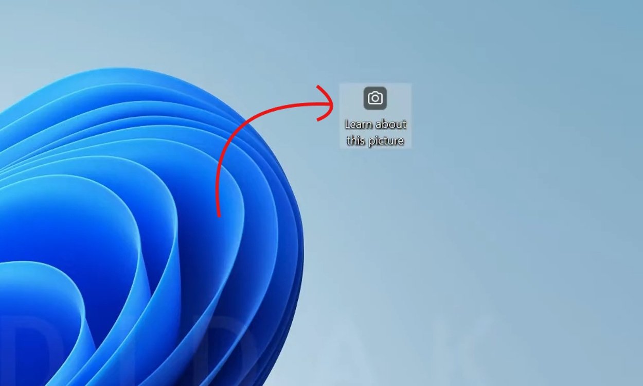 How to Remove "Learn About This Picture" Icon in Windows 11