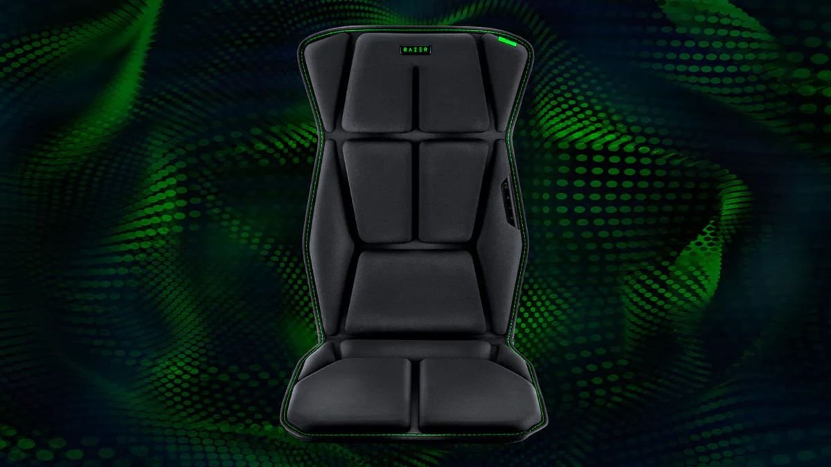 Razer's new haptic cushion lets you feel PC games in your butt