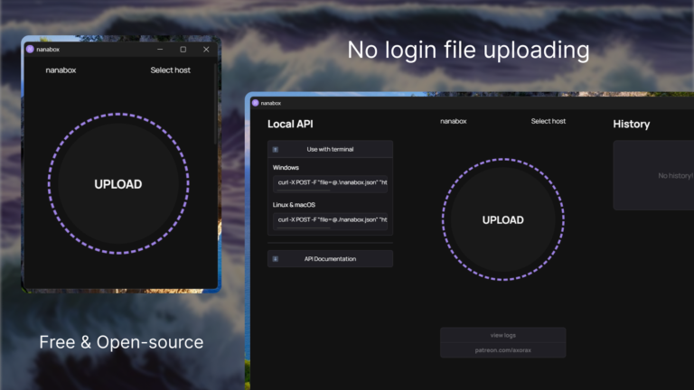 This open-source fan-made Windows file uploader beats using your browser