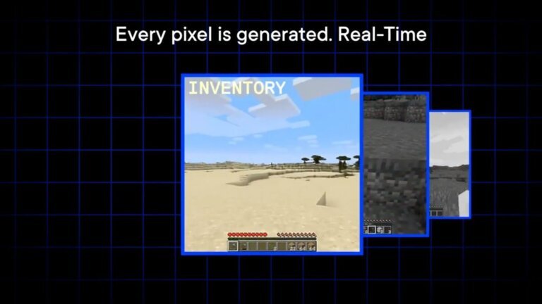 AI-generated Minecraft unveiled, showcasing AI's unlimited ability to copy things but worse