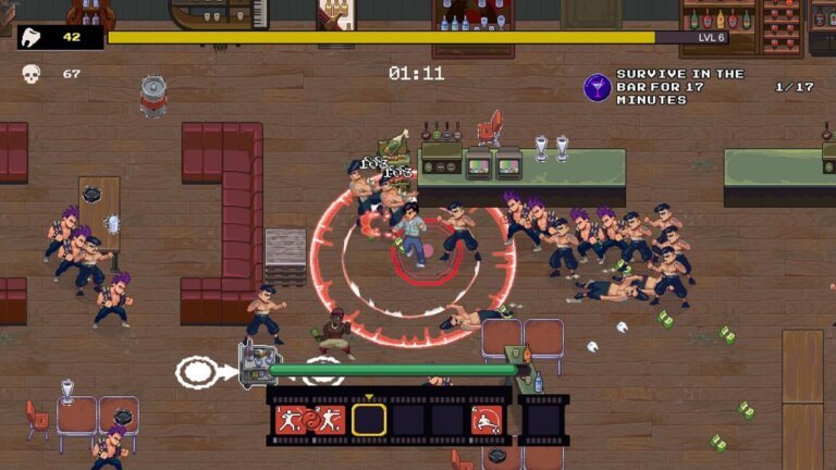 Karate Survivor is an 80s-tastic battler about building your own combos