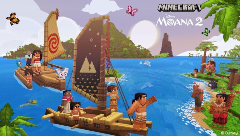 Minecraft gains Moana 2 DLC