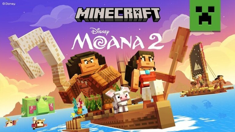 Minecraft "Moana 2" DLC now available