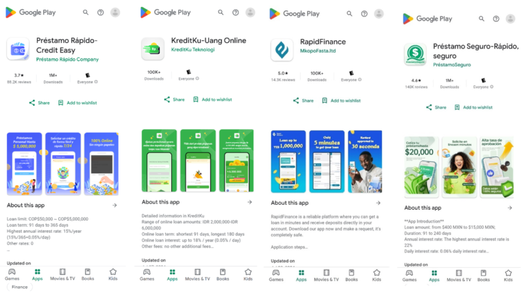 Security Alert Issued Against Surge of ‘Spyloan’ Android Apps On The Play Store