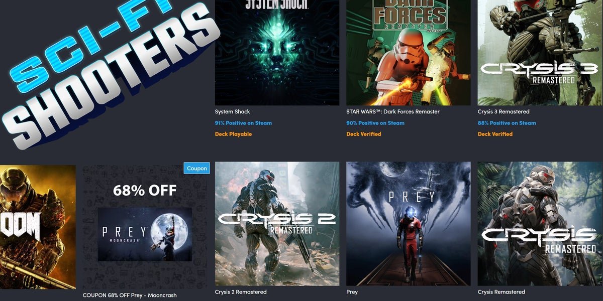 This sci-fi shooter PC bundle gives you five recent releases for £15