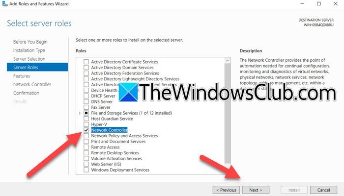 How to install and deploy Network Controller on Windows Server