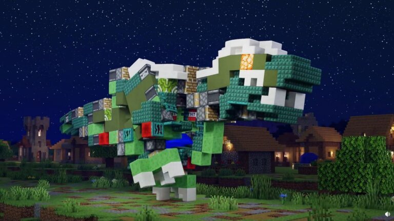 Minecraft fan creates fascinating animation of a walking redstone T-Rex