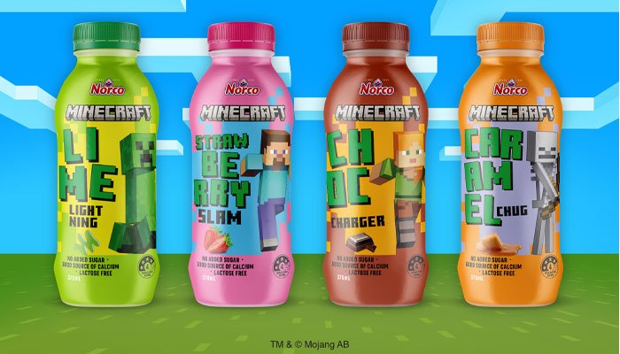 Minecraft milkshakes land in Australia