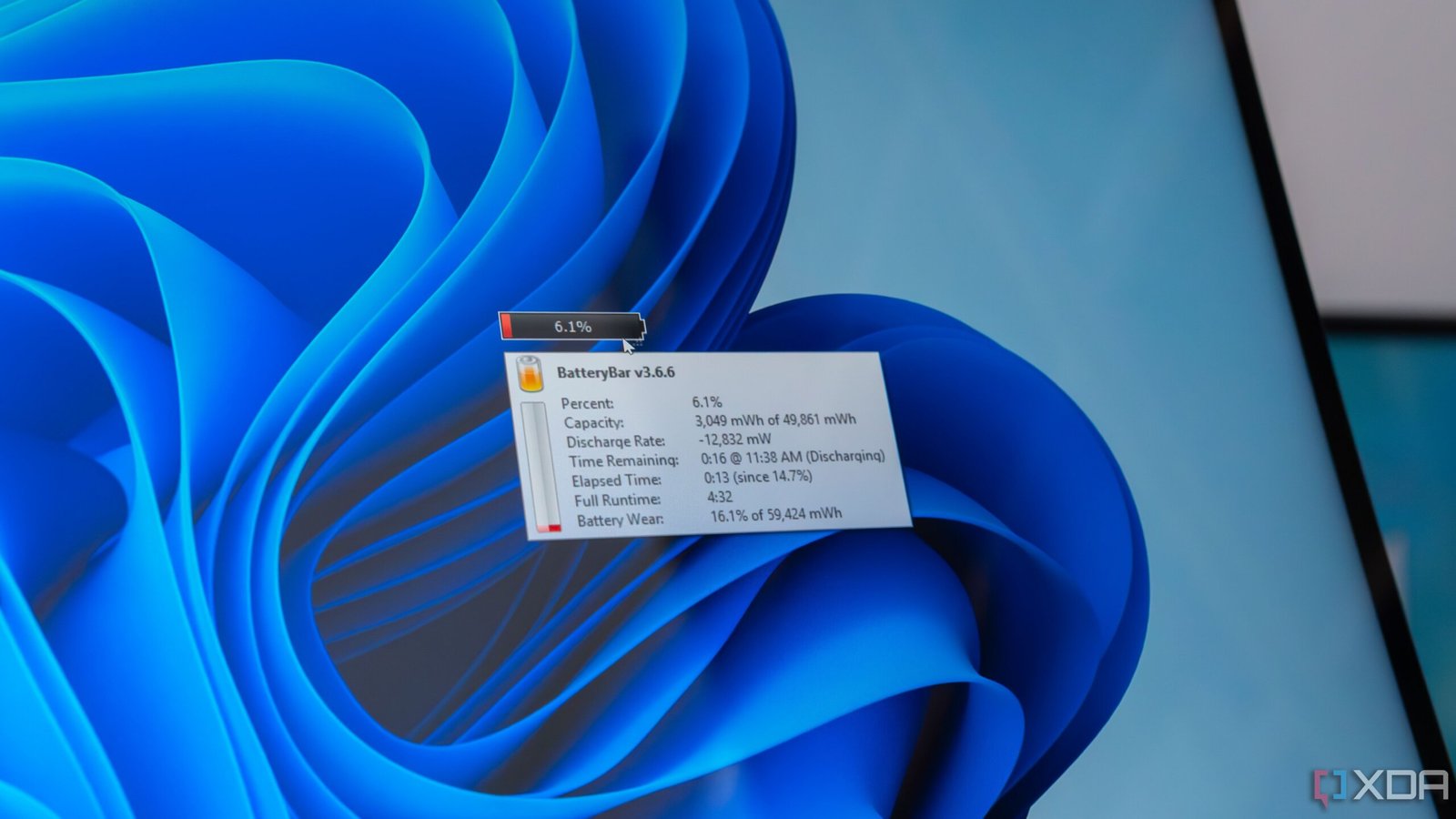 Don't wait for Microsoft — here's how you can see your battery percentage on Windows 11