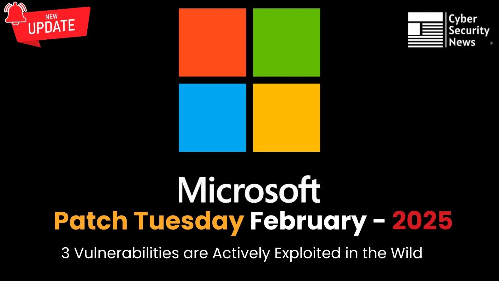 Microsoft Patch Tuesday February 2025 – 61 Vulnerabilities Fixed, 3 Actively Exploited in the Wild