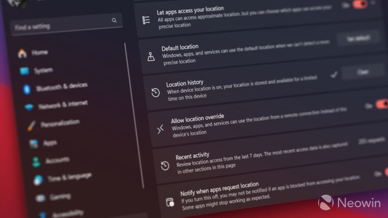 Microsoft removes Windows 11 feature responsible for collecting and storing location data