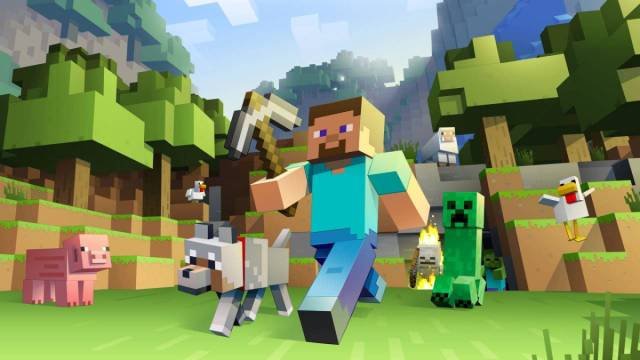 Minecraft 1.23 on PlayStation