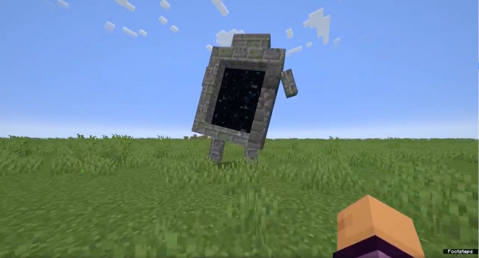 Minecraft modder creates a weird portal mob with the ability to teleport the player